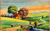 Brücke als Postkarte (1941)